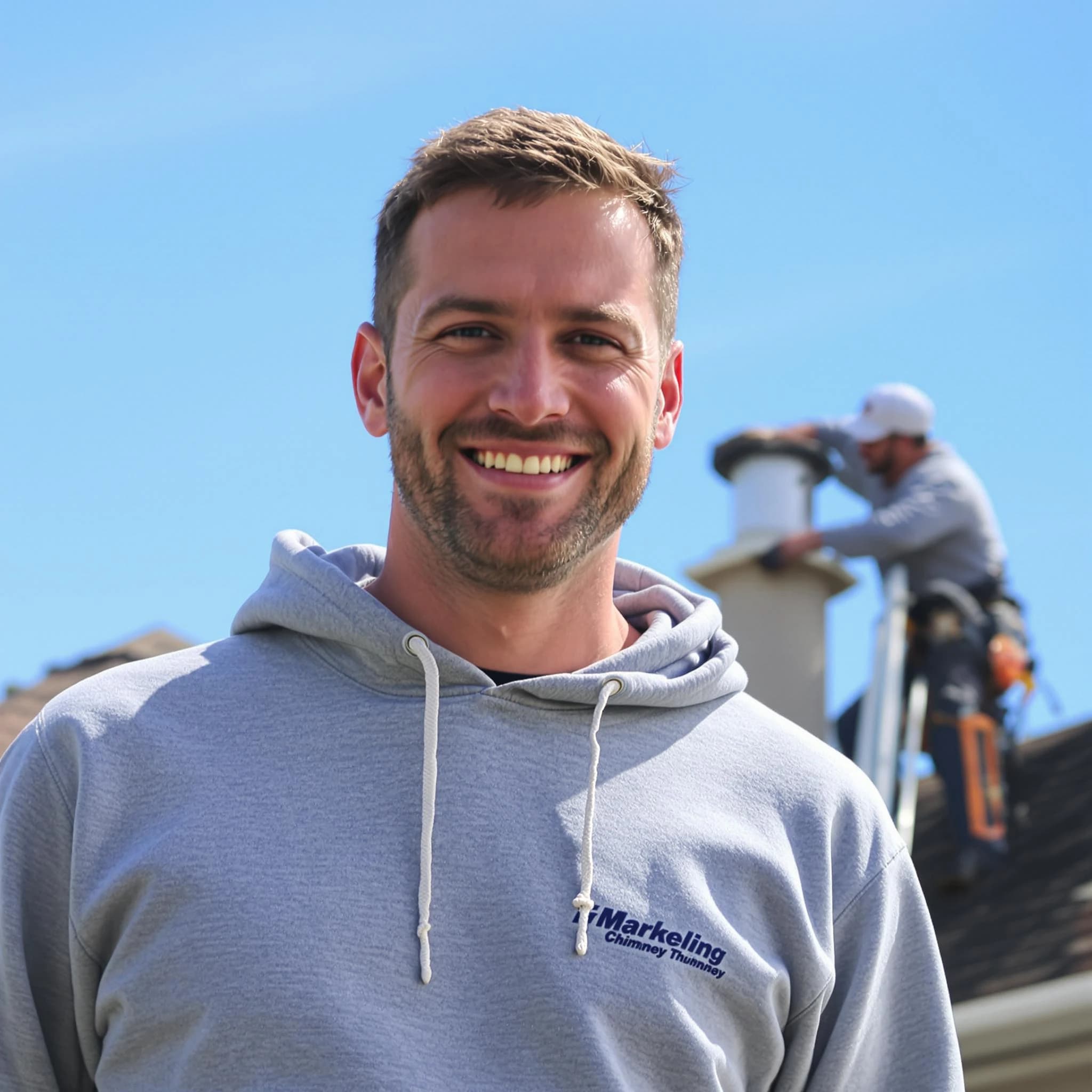 The Hendersonville Chimney Sweep team.